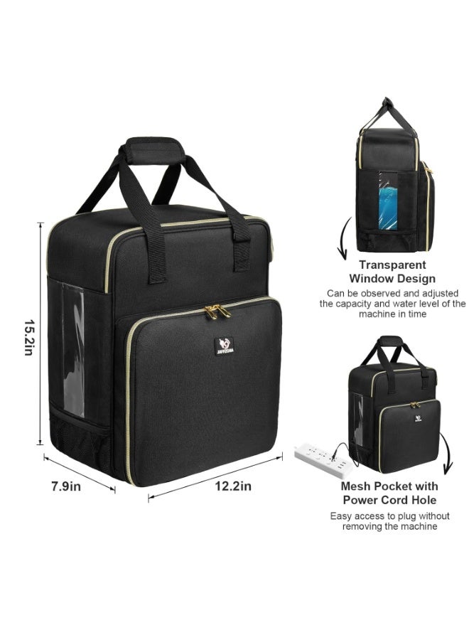 Jaffzora Carrying Case Compatible with Baby Brezza Formula Pro Advanced Formula Dispenser Machine, Insulated Formula Mixer Travel Bag with Shoulder Strap for Baby Essentials, Black - Image 5